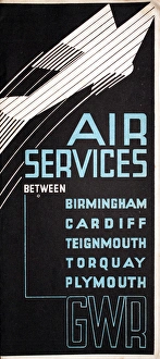 Images Dated 15th September 2015: Cover design, GWR Air Services