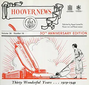 30th Prints: Cover design, Hoover News, 30th Anniversary Edition