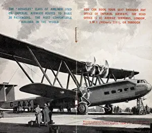 Cover design, Imperial Airways