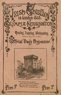 Blarney Prints: Cover design, Irish Exhibition Programme, Olympia, London