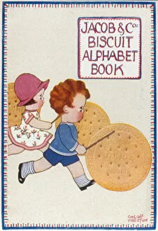 Images Dated 30th May 2017: Cover design, Jacob & Co Biscuit Alphabet Book