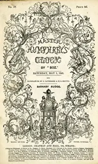 1841 Prints: Cover design, Master Humphreys Clock