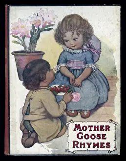 Strawberries Prints: Cover design, Mother Goose Rhymes