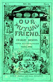 Chapman Prints: Cover design, Our Mutual Friend by Charles Dickens