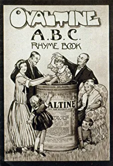 Images Dated 30th May 2017: Cover design, Ovaltine ABC Rhyme Book