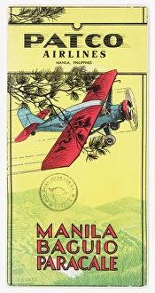 Air Line Gallery: Cover design, Patco Airlines timetable