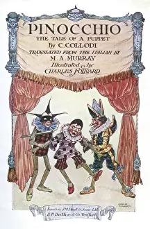 Translated Prints: Cover design, Pinocchio