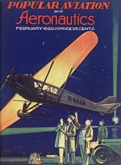Images Dated 28th May 2012: Cover design, Popular Aviation and Aeronautics