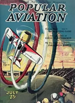 Images Dated 25th May 2012: Cover design, Popular Aviation Magazine