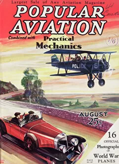 Images Dated 28th May 2012: Cover design, Popular Aviation Magazine