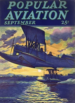 Images Dated 28th May 2012: Cover design, Popular Aviation Magazine