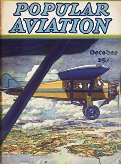 Cover design, Popular Aviation Magazine