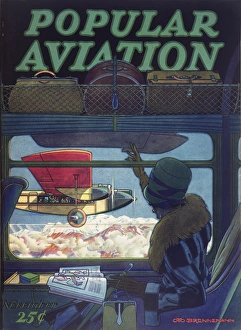 Images Dated 28th May 2012: Cover design, Popular Aviation Magazine