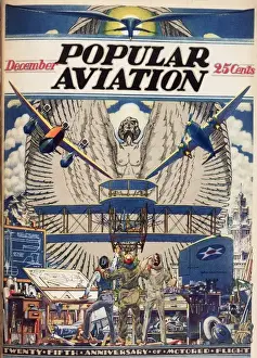 Cover design, Popular Aviation Magazine