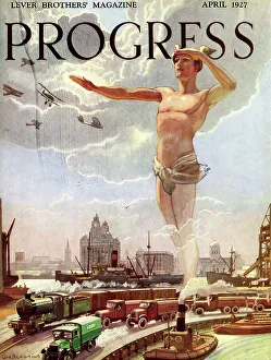 Brothers Prints: Cover design, Progress, April 1927