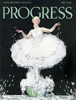 Brothers Prints: Cover design, Progress, July 1927