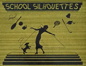 Racket Prints: Cover design, School Silhouettes