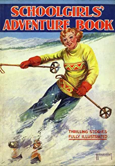 Thrilling Prints: Cover design, Schoolgirls Adventure Book