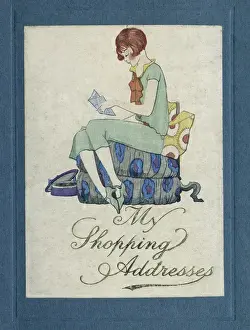 Addresses Prints: Cover design, My Shopping Addresses
