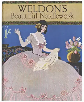 Cover design, Weldons Beautiful Needlework