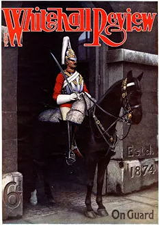 Cover design, The Whitehall Review, January 1911