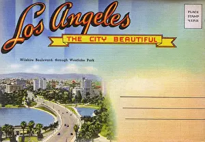 Wilshire Prints: Cover design, Wilshire Boulevard, Los Angeles, USA