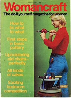 Images Dated 25th August 2017: Cover design, Womancraft magazine