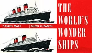 Images Dated 31st March 2017: Cover design, The Worlds Wonder Ships
