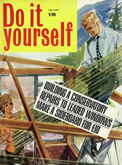 Conservatory Prints: Cover design, Do it yourself, July 1967