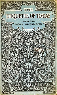 Images Dated 5th September 2018: Front cover of The Etiquette of To-day