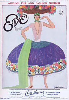 Front cover of Eve Magazine 19 October 1927 with