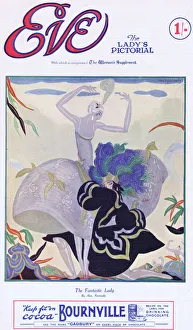 Fantastic Prints: Cover of Eve Magazine 4 February 1925 featuring