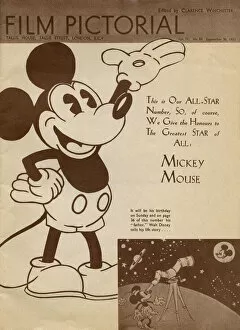Cover of Film Pictorial - September 1933 - Mickey Mouse