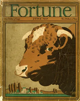 Cows Gallery: Front cover, Fortune magazine, June 1931