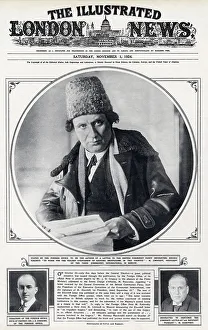 Influence Prints: Front cover of the Illustrated London News, 1st November 1924, featuring M