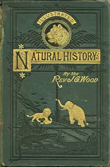 Images Dated 23rd June 2017: Front Cover of Illustrated Natural History by Rev Wood