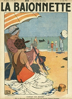 Bathing Lady and Woman