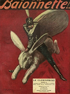 Images Dated 24th November 2014: Front cover, La Baionnette, WW1