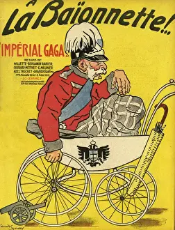 Front cover, La Baionnette, WW1