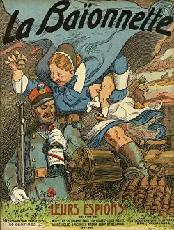 Front cover, La Baionnette, WW1