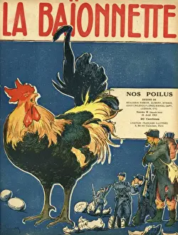 Front cover, La Baionnette, WW1