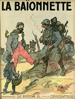 Front cover, La Baionnette, WW1