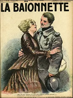 Front cover, La Baionnette, WW1