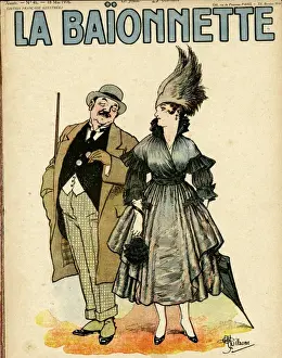 Front cover, La Baionnette, WW1