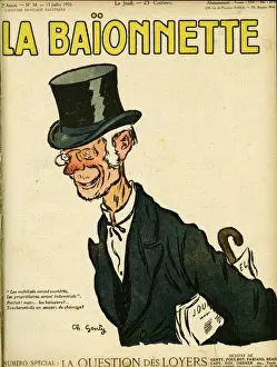 Front cover, La Baionnette, WW1