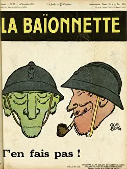 Front cover, La Baionnette, WW1