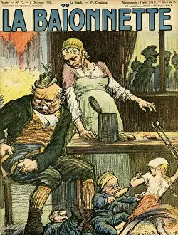 Front cover, La Baionnette, WW1