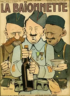 Front cover, La Baionnette, WW1