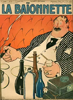 Front cover, La Baionnette, WW1