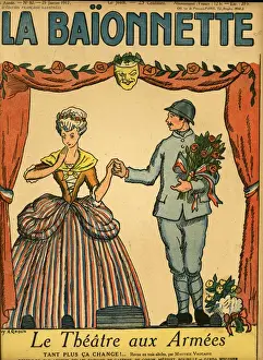 Front cover, La Baionnette, WW1